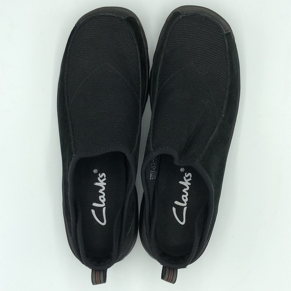 Clarks Leather Black Flat Loafer Size 7 1/2 - Picture 7 of 15